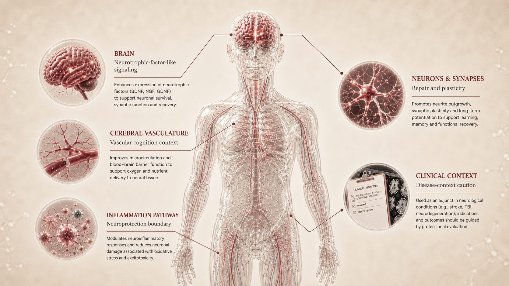 Cerebrolysin anatomical canvas