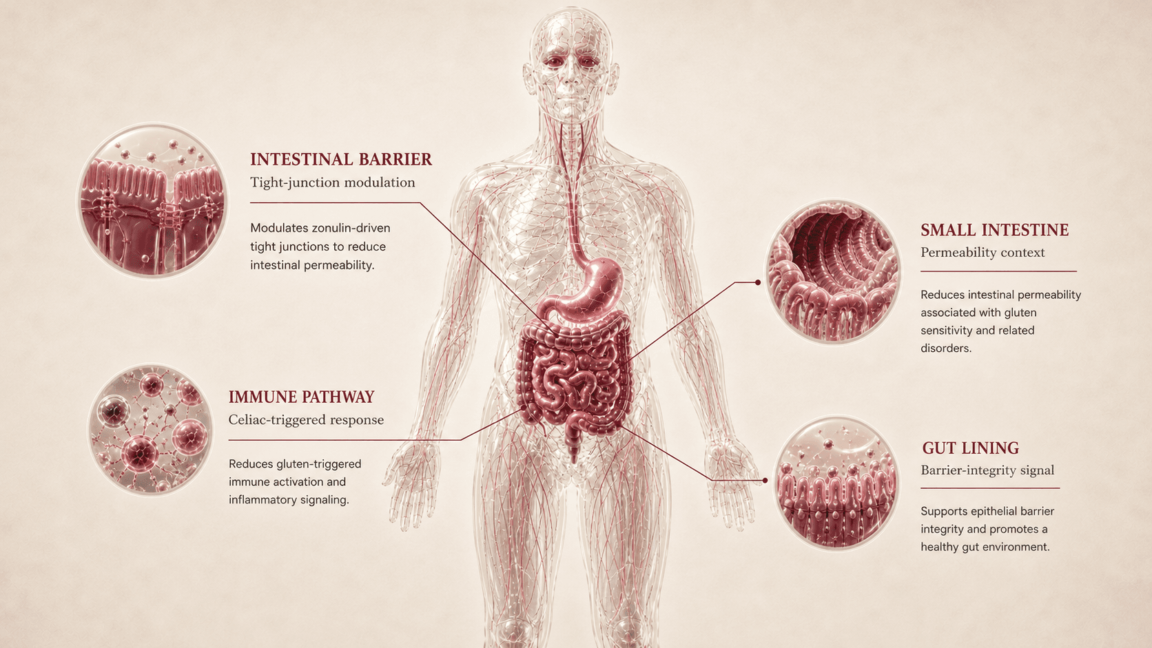Larazotide anatomical canvas