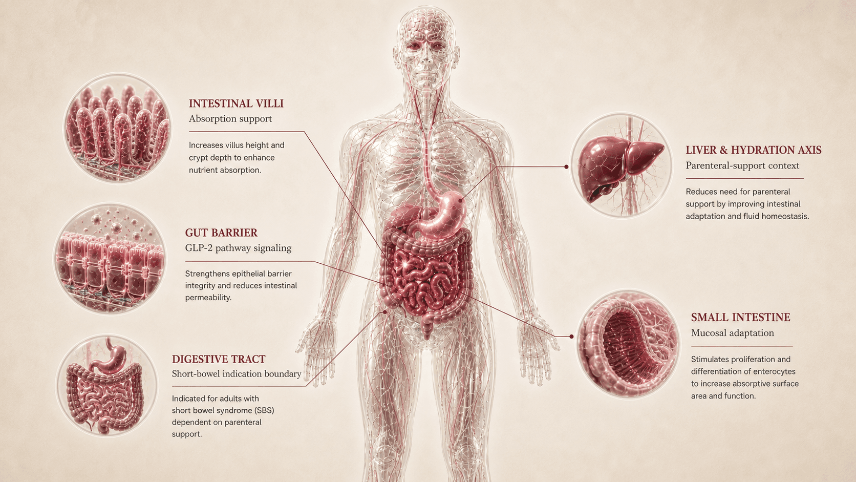 Teduglutide anatomical canvas
