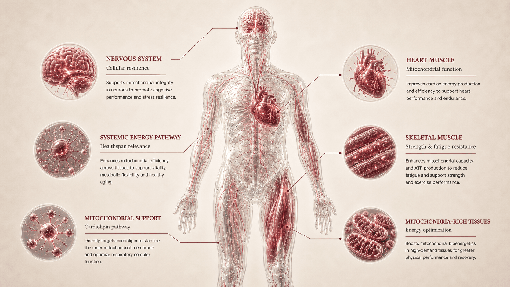 SS-31 / Elamipretide anatomical canvas