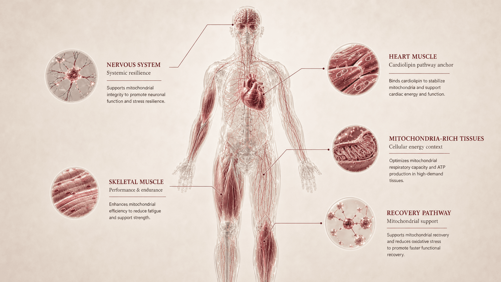SS-31 / Elamipretide anatomical canvas