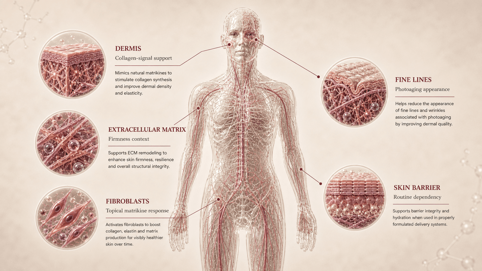 Matrixyl / Pal-KTTKS anatomical canvas